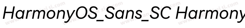 HarmonyOS_Sans_SC HarmonyOS_Sans_SC字体转换